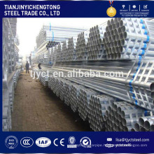 zinc coating galvanized steel pipe / galvanized tube / gi pipe 6m length